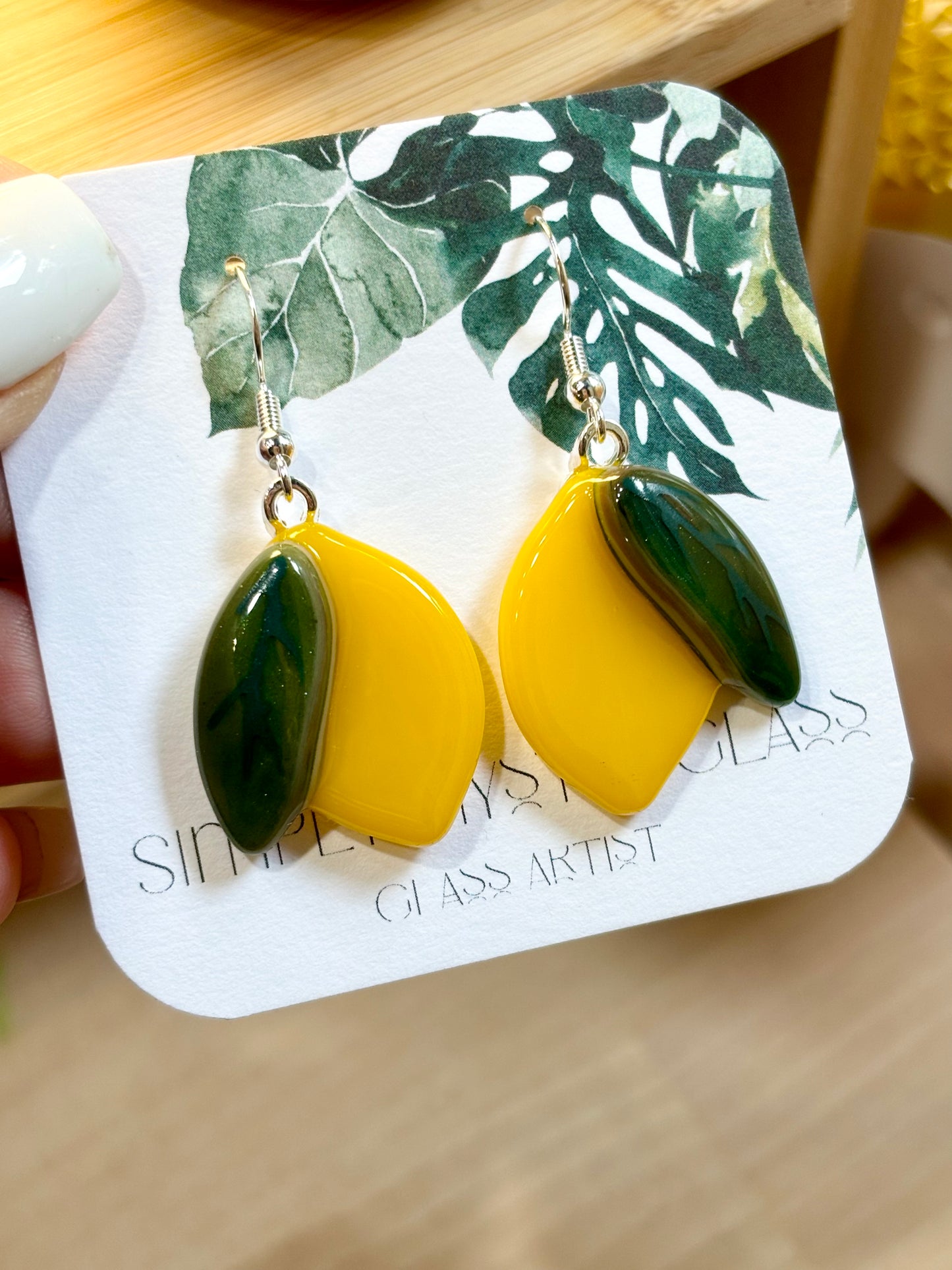 Lemon earrings