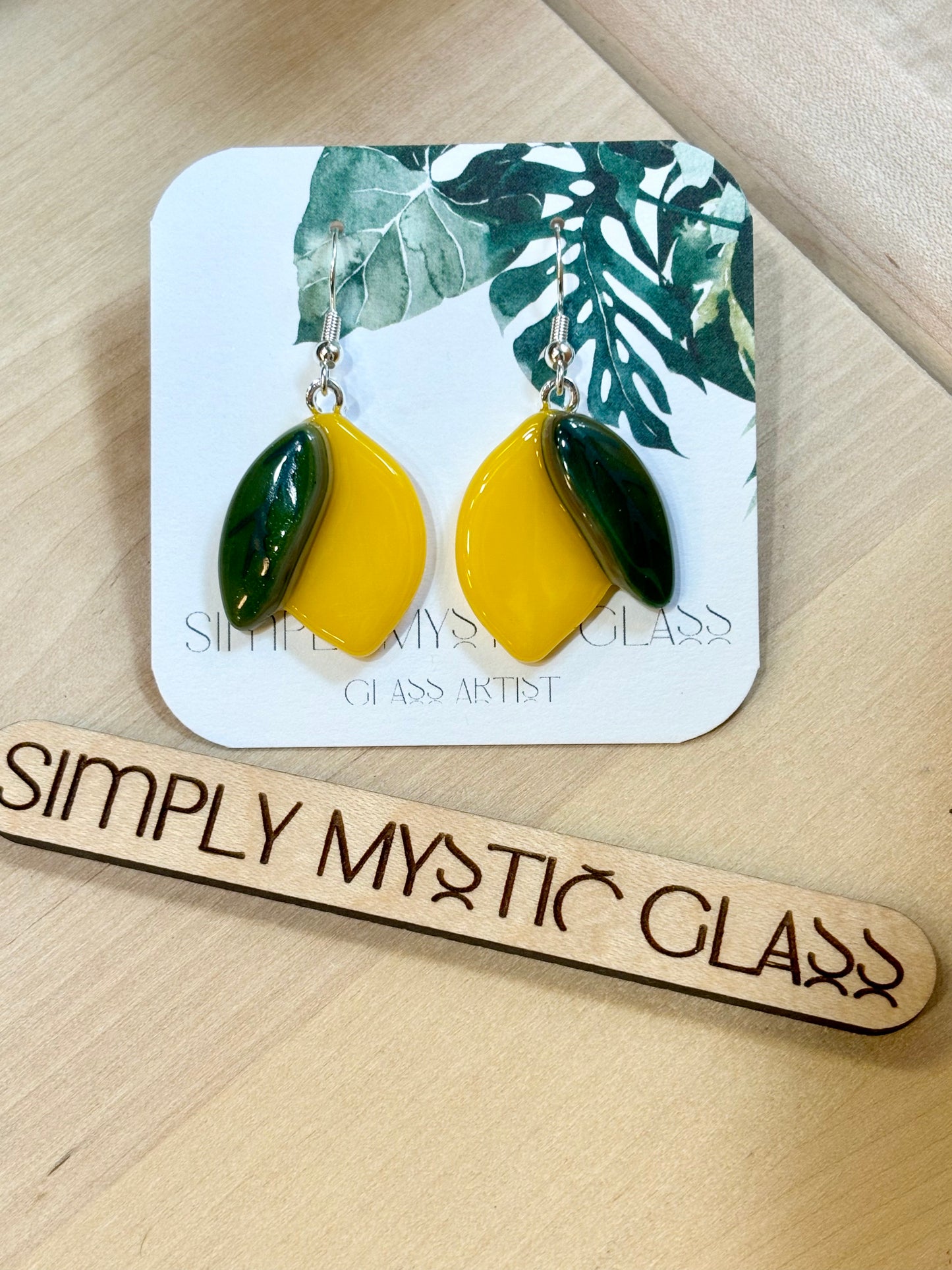 Lemon earrings