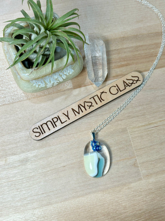 Glass pendant Necklace